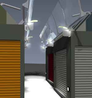Norwich market canopy open