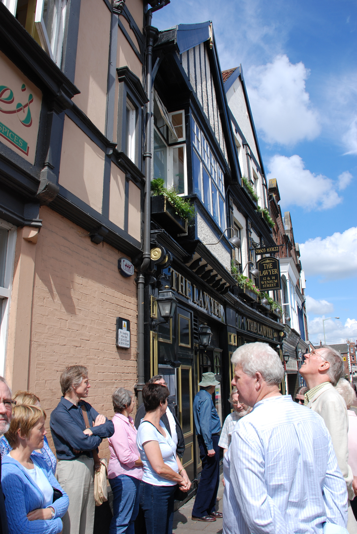 Heritahe tour of Norwich Magdalen Street