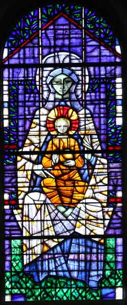 stained glass North Transept level 2 window 2