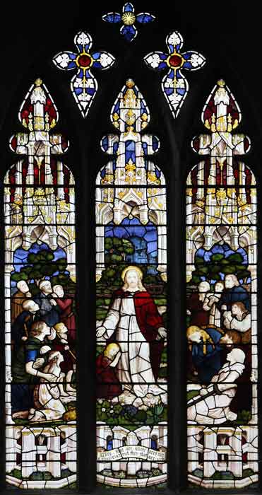 North Transept west window 1 of Norwich Anglican Cathedral