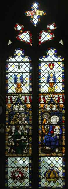 St Saviours Chapel Apse left window of Norwich Anglican Cathedral