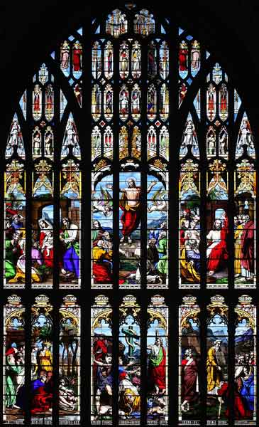 West window of Norwich Anglican Cathedral