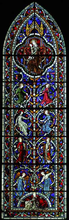 St Josephs Chapel south window 2 of Norwich Roman Catholic Cathedral