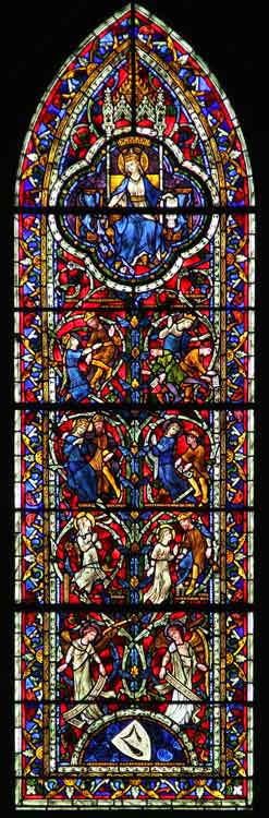 St Josephs Chapel south window 3 of Norwich Roman Catholic Cathedral