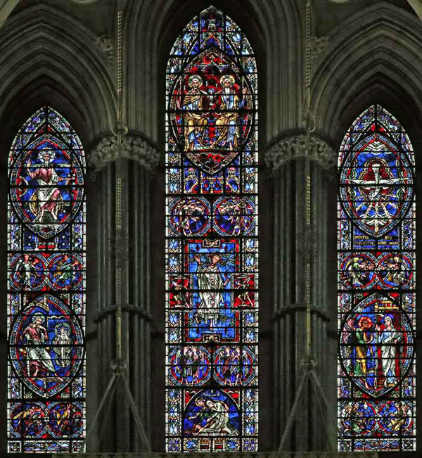 Unity Chapel East Window top of Norwich Roman Catholic Cathedral
