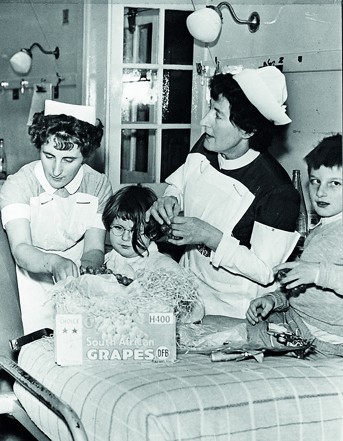 Nurses at the Jenny Lind Hospital