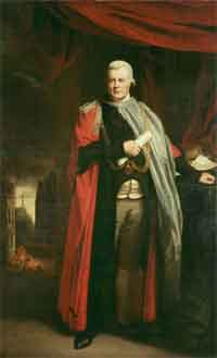 Portrait of John Herring in red mayoral robes