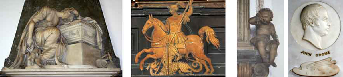 Monuments in St George Colegate 