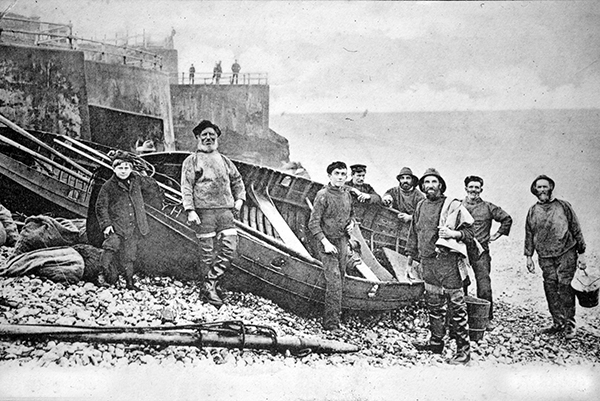 Sheringham fishermenr c1900