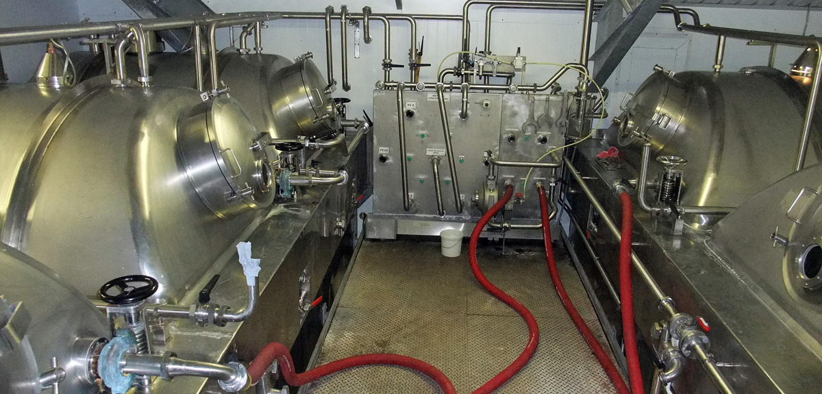 Woodfordes modern brewery